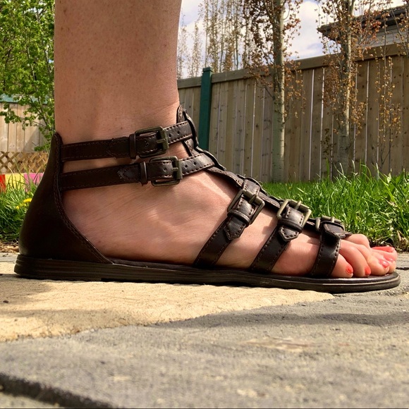 Montego Bay Faux Leather Gladiator Sandals
